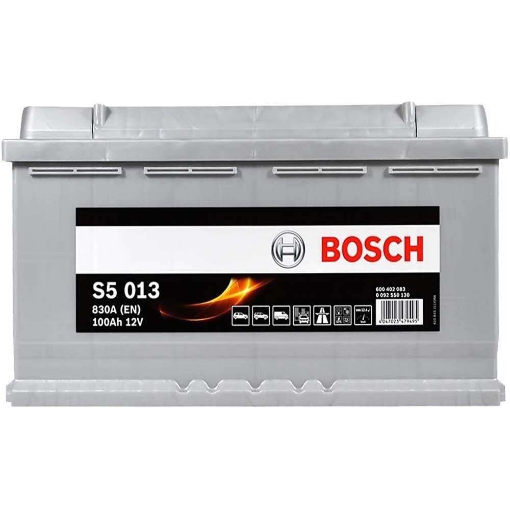 Акумулятор 100Ah-12v BOSCH (S5013) (353x175x190),R,EN830